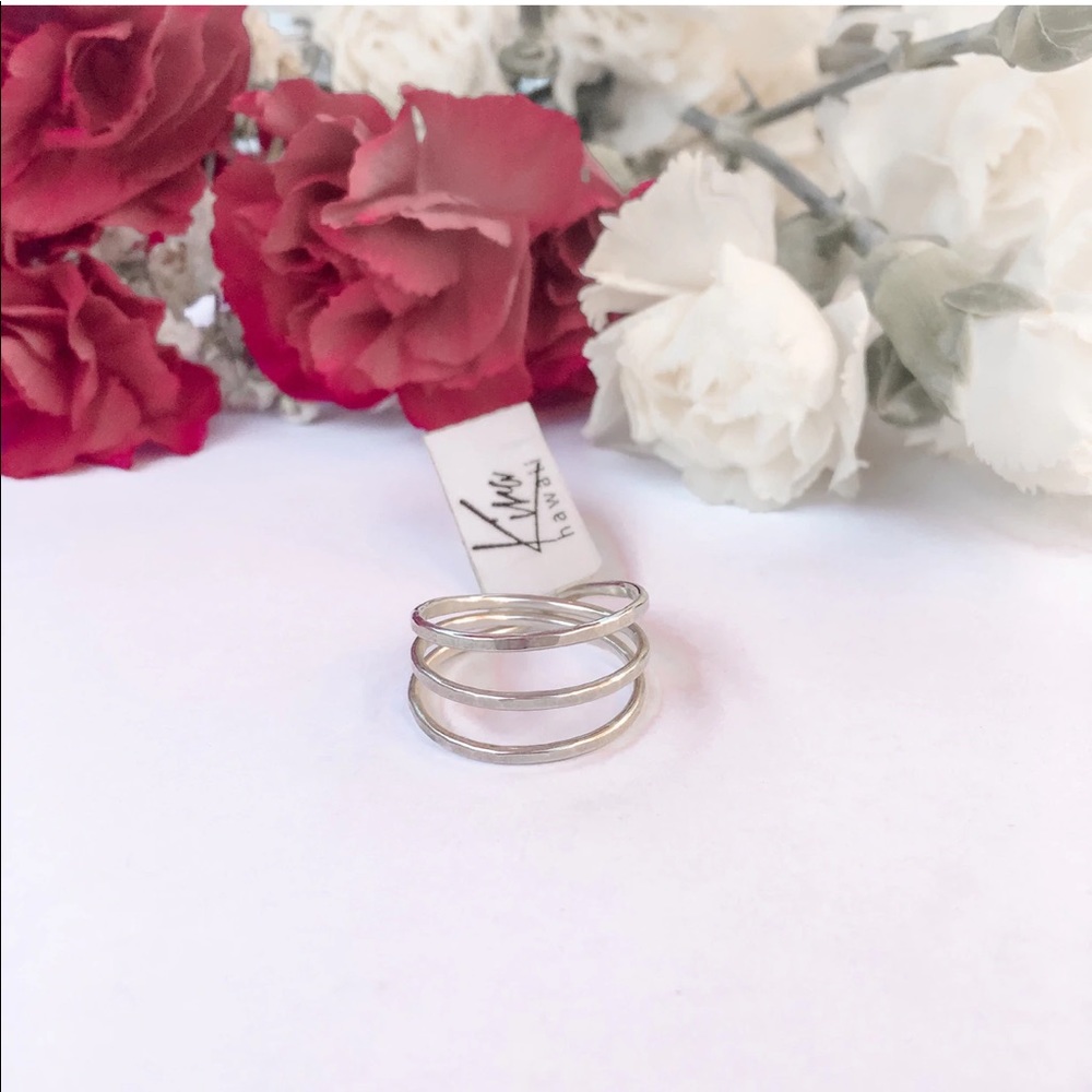 Kira Hawaii “3 Wishes Ring” Silver
